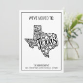 Faire-part Nous sommes allés au Texas State Floral Mandala (Debout devant)