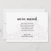 Faire-part Nous sommes allés en Virginie State Floral Mandala (Dos)