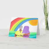 Faire-part Nous sommes ENGAGÉS ! (Devant)