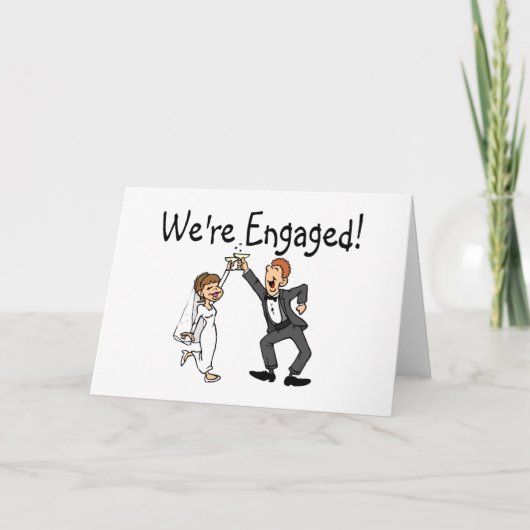Faire-part Nous sommes engagés (Devant)