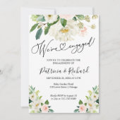 Faire-part Nous sommes engagés Floral Engagement Party Invita (Devant)