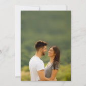 Faire-part Nous sommes engagés Rustic Engagement Party Invita (Dos)