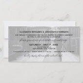 Faire-part Nous venons de devenir Monsieur Madame Photo Juste (Dos)