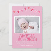 Faire-part Nouveau bébé faire-part/carte de remerciements (Devant)