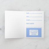 Faire-part Nouveau bébé garçon (Intérieur)