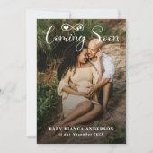 Faire-part Nouveau Bientôt Bientôt bébé Photo Grossesse (Devant)