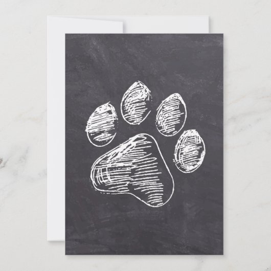 Faire-part Nouveau Chiot - Présentation de Chien Chien Chien  (Dos)