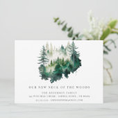 Faire-part Nouveau cou de la forêt Nouvelle adresse (Debout devant)
