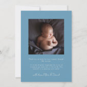 Faire-part Nouveau dans le quartier Déclaration de naissance (Dos)