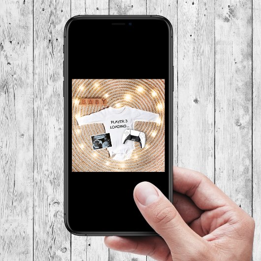 Faire-part Nouveau joueur Chargement Funny Sonogramme Photo G