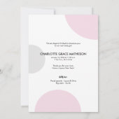 Faire-part Nouvel An Nouvel An Points roses Photos Petites fi (Dos)