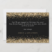 Faire-part Nouvel an Nouvelles Aventures Fiançailles de Parti (Dos)