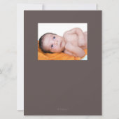 Faire-part Nouvel ours dormant (Dos)