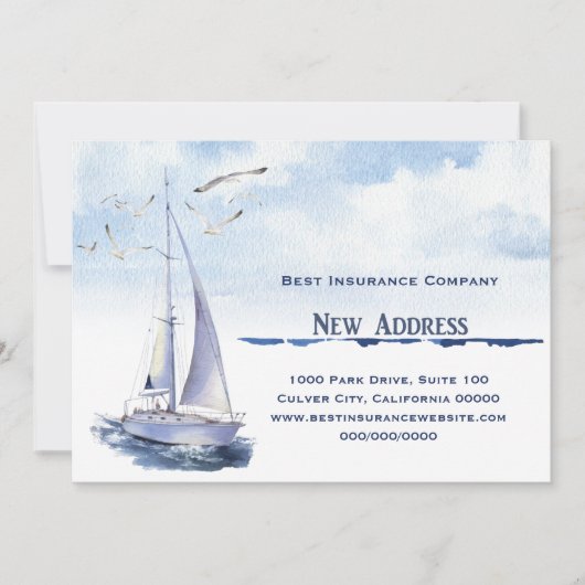 Faire-part Nouvelle adresse (Devant)