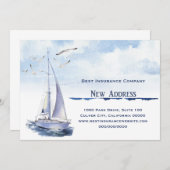 Faire-part Nouvelle adresse (Devant / Derrière)