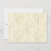 Faire-part Nouvelle adresse avec un élégant ananas doré (Dos)