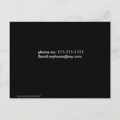 Faire-part Nouvelle adresse carte postale (Dos)