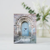 Faire-part Nouvelle adresse - Carte postale de la maison ou d (Debout devant)