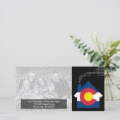 Faire-part nouvelle adresse colorado (Debout devant)