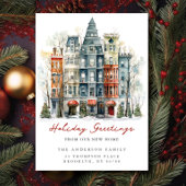 Faire-part Nouvelle adresse de Brownstone à New York City