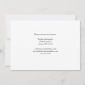 Faire-part Nouvelle adresse de magasin Centre commercial mign (Dos)