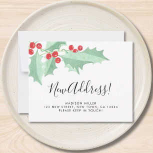 Faire-part Nouvelle Adresse de Noël Déménagement