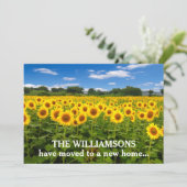 Faire-part Nouvelle adresse de résidence Changer de jolies to (Debout devant)