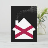 Faire-part nouvelle adresse en alabama (Debout devant)