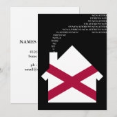 Faire-part nouvelle adresse en alabama (Devant / Derrière)