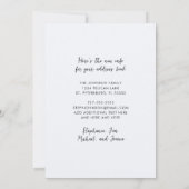 Faire-part Nouvelle adresse Great Blue Heron Waterfront Movin (Dos)