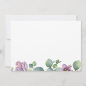 Faire-part Nouvelle adresse résidentielle Eucalyptus Moving (Dos)