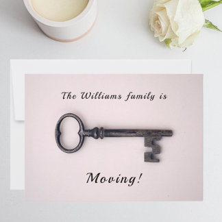 Faire-part Nouvelle adresse résidentielle minimale Ancienne c