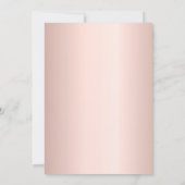 Faire-part Nouvelle adresse rose or floral eucalyptus (Dos)