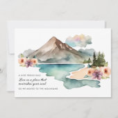 Faire-part Nouvelle adresse Watercolor Mountains Moving (Devant)