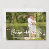 Faire-part Nouvelle annonce de déplacement de photo d'adresse (Devant)