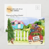 Faire-part Nouvelle carte postale (Devant / Derrière)