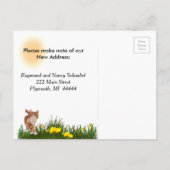 Faire-part Nouvelle carte postale (Dos)