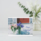 Faire-part Nouvelle carte postale (Debout devant)