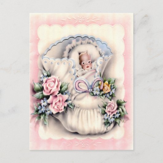 Faire-part Nouvelle carte postale bébé (Devant)