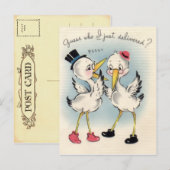 Faire-part Nouvelle carte postale bébé (Devant / Derrière)