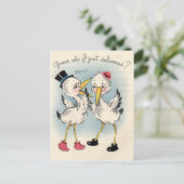 Faire-part Nouvelle carte postale bébé (Debout devant)