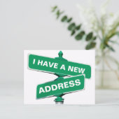 Faire-part Nouvelle Carte Postale de Changement d'Adresse (Debout devant)
