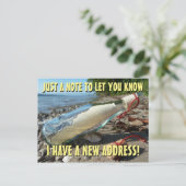 Faire-part Nouvelle Carte Postale de Changement d'Adresse (Debout devant)