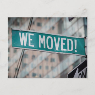 Faire-part Nouvelle Carte Postale de Changement d'Adresse