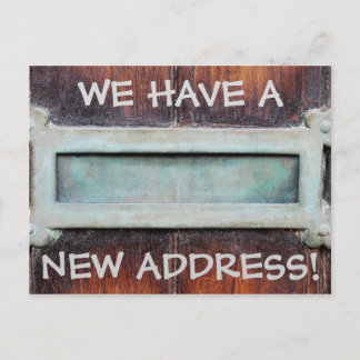 Faire-part Nouvelle Carte Postale de Changement d'Adresse