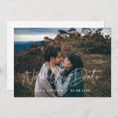 Faire-part Nouvelle date Mariage reporté (Devant / Derrière)