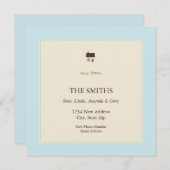 Faire-part nouvelle maison (Devant / Derrière)