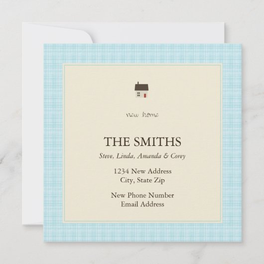 Faire-part nouvelle maison (Devant)