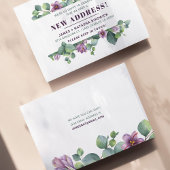 Faire-part Nouvelle maison Botanique Nous avons déménagé Flor