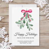 Faire-part Nouvelle maison Joyeuses vacances Déménager